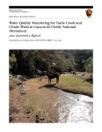 2010 Canyon de Chelly NM Water Quality Monitoring