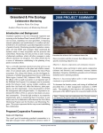 2008 Southern Plains Grassland  Fire Ecology Monitoring