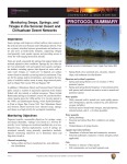 Sonoran  Chihuahuan Desert Seeps Springs  Tinajas Monitoring