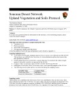 2009 Saguaro NP RMD Upland Vegetation  Soils Monitoring