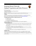 2009 Saguaro NP TMD Upland Vegetation  Soils Monitoring