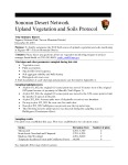 2010 Saguaro NP TMD Upland Vegetation  Soils Monitoring