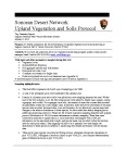 2012 Saguaro NP TMD Upland Vegetation  Soils Monitoring